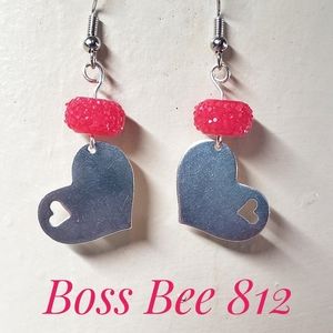 Boss Bee 812 Earrings- handmade